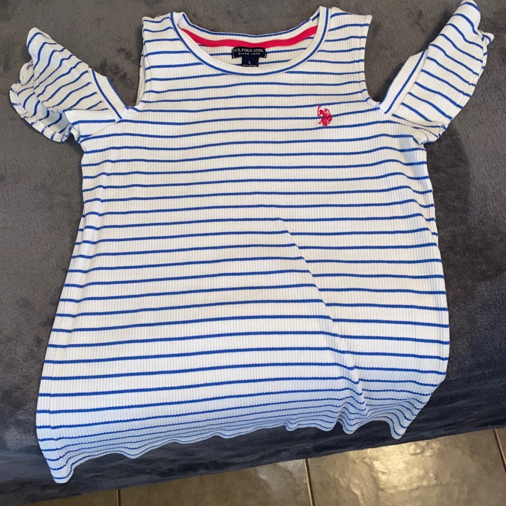 Striped polo